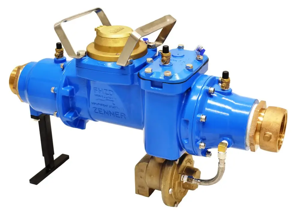 Zenner FHZD Fire Hydrant Backflow Meter with RPZ