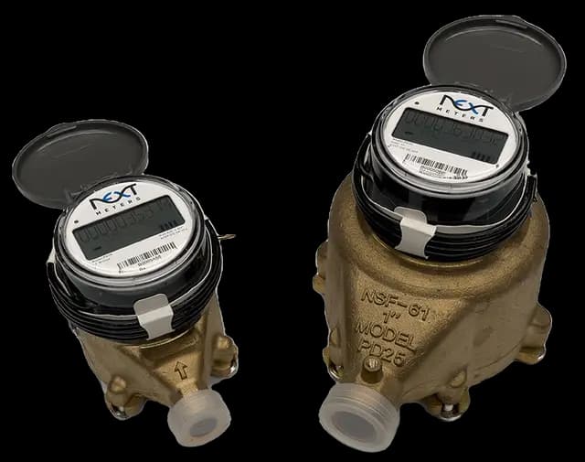 M&E Bronze PD19/PD20/PD25-NR Water Meters
